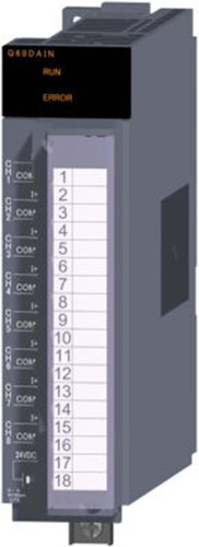 Mitsubishi Electric Analogeingangsmodul mit 8 Ausgängen Q68DAIN