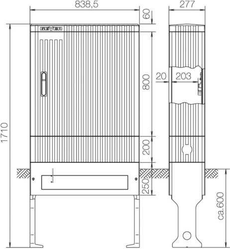 ABN Anschlusssäule SL177