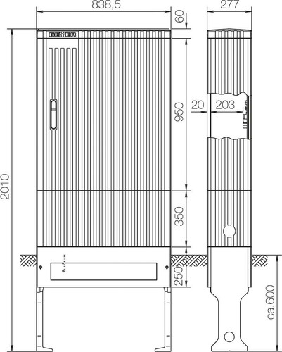 ABN Anschlusssäule FB3 BH7 SL207