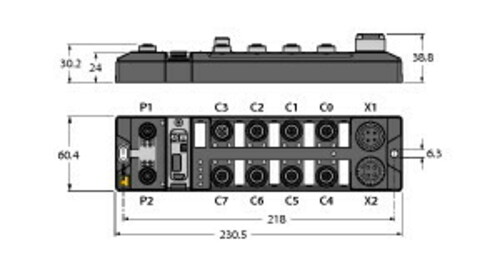 Turck Kompakte SPS in IP67 CODESYS V3 TBEN-L4-PLC-11