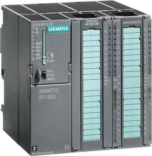 Siemens Dig.Industr. CPU 314C-2 DP 24DE/16DA 192Kbyte 6ES7314-6CH04-0AB0