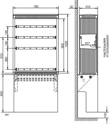 ABN Kabelverteilerschrank Gr.1/1005 SK101GA