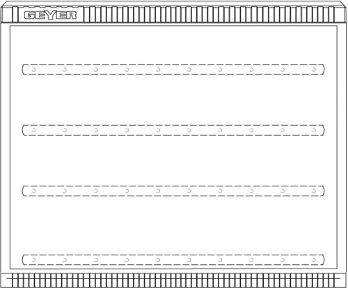 ABN KVS Gr.2/845 10Einbaueinh. E-Cu 30x8mm, 1 Zyl. SK082GA