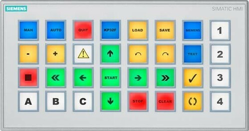 Siemens Dig.Industr. Key Panel 16DE+16DE/DA 6AV3688-3EH47-0AX0