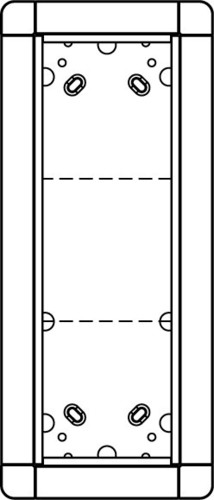 Ritto Portier UP-Rahmen si 3-fach, 141x334mm 1881320