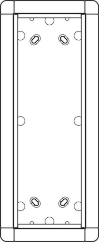 Ritto Portier AP-Rahmen si 3-fach, 133x326mm 1883320