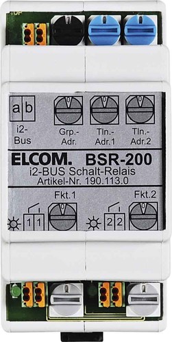 Elcom Schaltrelais I2-Bus, max.16Teiln. BSR-200