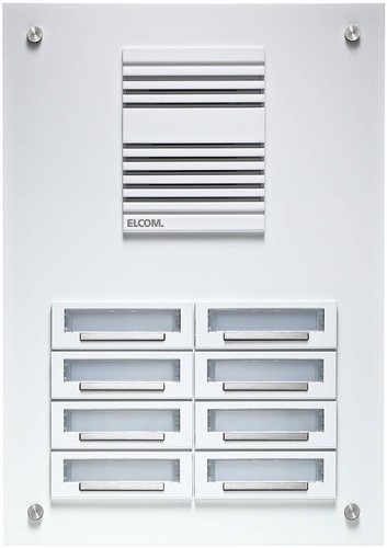 Elcom AP-Türstation 12Taster, 2-reih.,ws TAP-12/2RAL9016