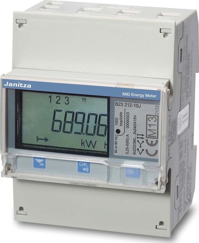 Janitza Electronic Drehstromzähler 3-phasig, 65A B23 313-10J (M-Bus)