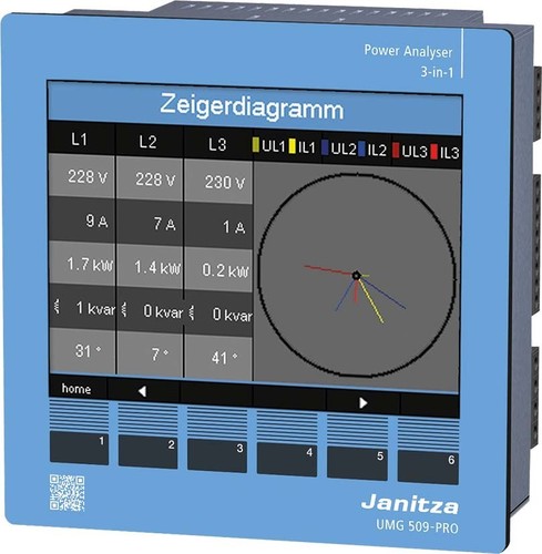 Janitza Electronic Netzanalysator UL mit RCM UMG 509 #5226001