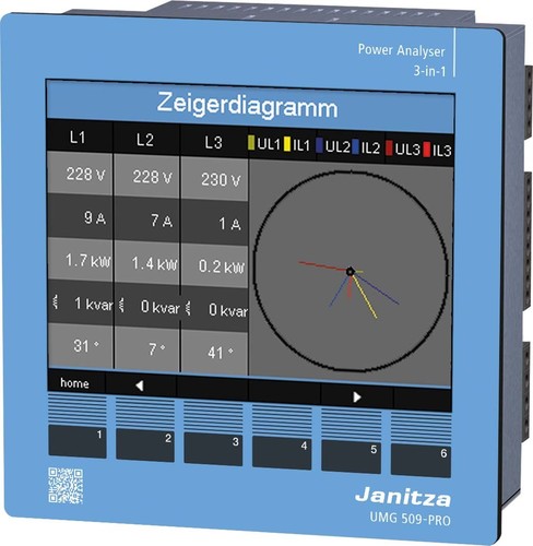 Janitza Electronic Netzanalysator UL mit RCM UMG 509 #5226003