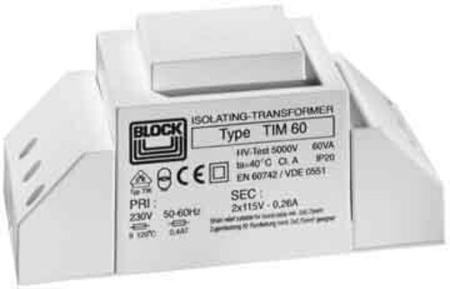 Block Trenntransformator TIM 200