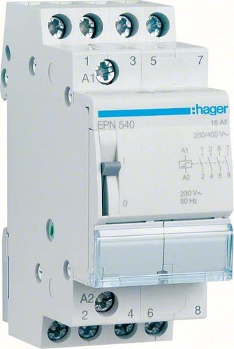 Hager Fernschalter 4S, 230V,16A EPN540