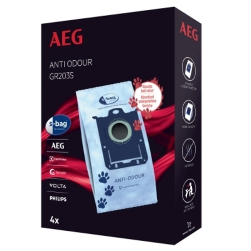 Electrolux AEG SDA Staubbeutel s-bag AntiOdour GR203S (VE4)