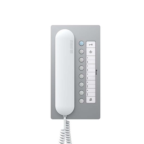 Siedle&Söhne Bus-Telefon Comfort Aluminium/weiß BTC 850-02 A/W