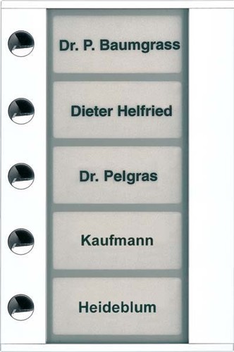 TCS Tür Control Audioaußenstation 1-reihig Erw. 5 Tasten weiß PDT05-WS/04