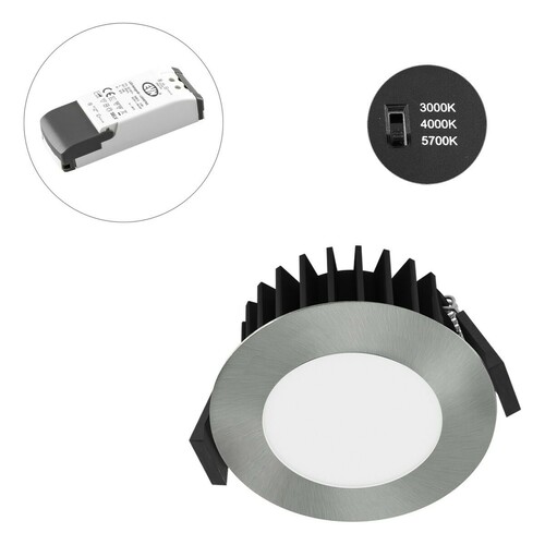 EVN Lichttechnik LED-Spot 230V dim. IP54 3000-5700K chr-sat L54N071325