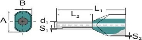 Weidmüller Aderendhülse H0,5/14 ZH OR