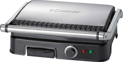 Bomann DA Kontakt-Grill 2000W KG2242CB sw-inox