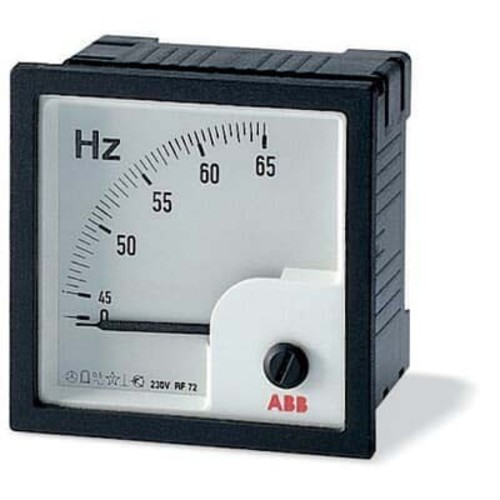 ABB Stotz S&J Frequenzmeter analog Wechselstrom 72mm FRZ-240/72