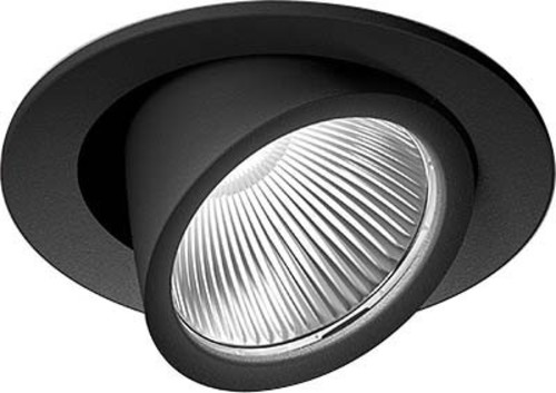 LTS Licht&Leuchten LED-Einbaustrahler 2700K DALI 15°schwar CSARL 71202715DA sw