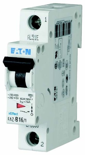 Eaton Leitungsschutzschalter C 1,6A, 1p FAZ-C1,6/1