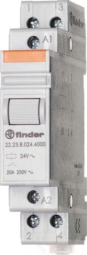 Finder Installationsrelais 1S/1Ö 20A 230VAC 22.23.8.230.4000