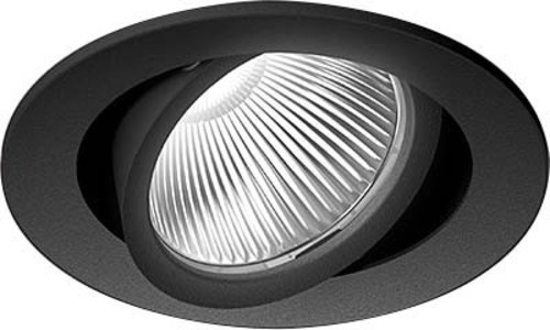 LTS Licht&Leuchten LED-Einbaustrahler 2700K DALI 15°schwar CSARL 72202715DA sw