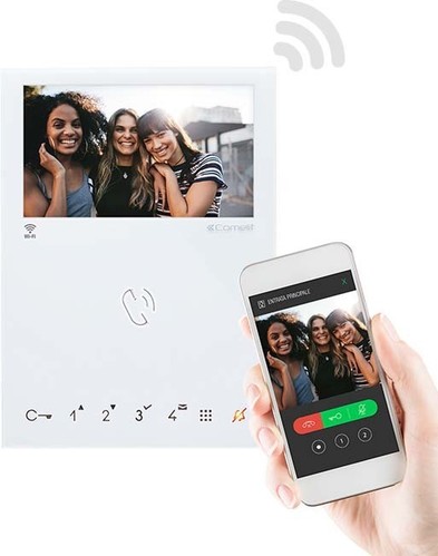 Comelit Group Innenstation WiFi weiß m.FreisprFunktion 6741W