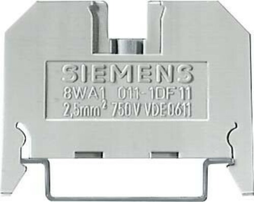 Siemens Dig.Industr. Durchgangsklemme bl, 6mm, Gr.2,5 8WA1011-1BF23