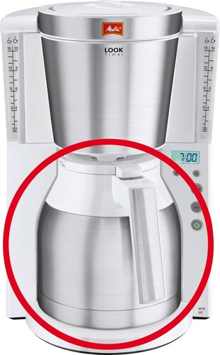 Melitta SDA Thermokanne f.1011-06,1011-08 Look Deluxe sw/eds T