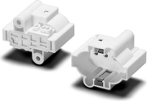 Houben Fassung 2G7 weiß,M3,Anschraubf. 109240