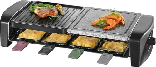 Severin Raclette-Grill m.Naturgrillstein RG 9645 sw