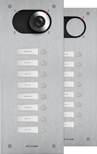 Comelit Group Frontplatte Switch 8 Teiln. 1-reih. V4A IX0108