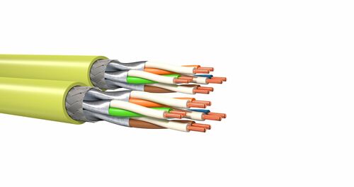 KERPEN DATACOM MegaLine F10-130 Kat. 7A, 8P S/FTP AWG22 lime. F10-130 DX-Cca-T500