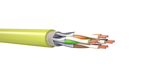 KERPEN DATACOM MegaLine F10-130 Kat. 7A, 4P S/FTP AWG22 lime. F10-130-Cca-T1000