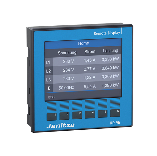 Janitza Electronic RD 96 abgesetztes Display für UMG 801 5231212