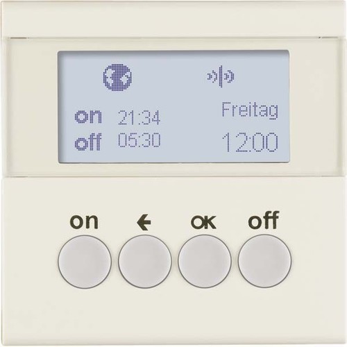 Berker KNX-Funk Zeitschaltuhr weiß glänzend 85745282