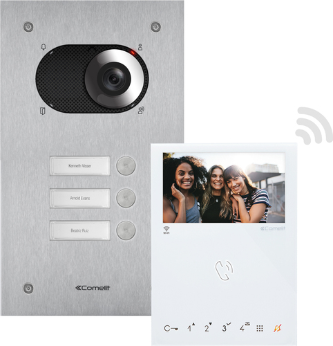 Comelit Group Dreifamilienhauskit Switch 1xMonitorMini HFWiFi KVS2013