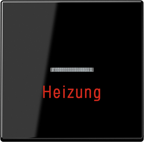 Jung Wippe Heizung Notschalter schwarz A 590 BF H SW