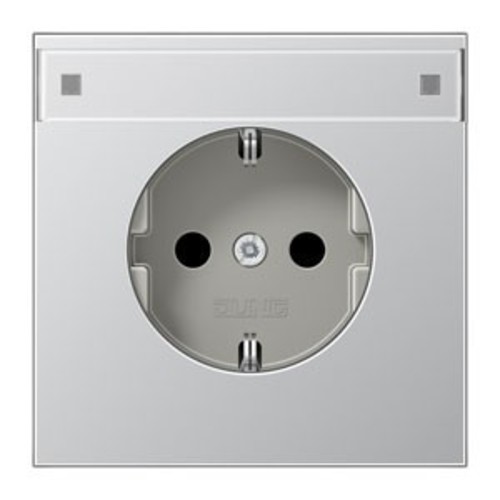 Jung SCHUKO-Steckdose aluminium AL 1520 NA