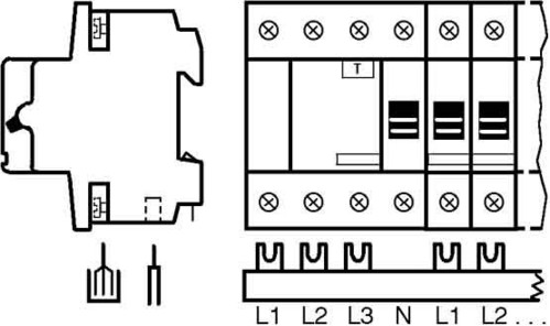 ABB Stotz S&J Sammelschienenblock SZ-PSB97N