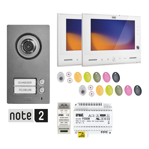 Grothe Video 2Draht-Set -Note 2 WLAN-Zweifam.haus SET 1723/96