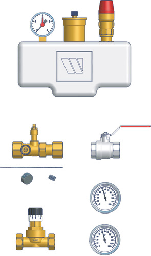 Bosch Thermotechnik Heizkreissystempaket NR1121