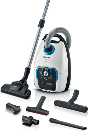 Bosch SDA Bodenstaubsauger ProSilence Serie 8 BGB75XSIL weiß