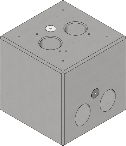 ABL GmbH E-Mobility Betonfertigfundament für Stele POLEMH6 EMH9996