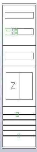 ABN Zählerplatz eHZ 1Z 1R mit HS/OKK EZ17811