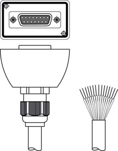 Leuze Anschlussleitung CB-D15E-10000S-11GF