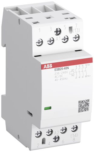 ABB Stotz S&J Installationsschütz 0S/4Ö, 230-240V ESB25-04N-06