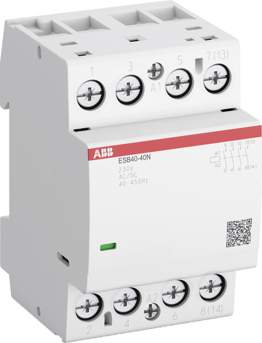 ABB Stotz S&J Installationsschütz 4S/0Ö, 230 V AC/DC ESB40-40N-06